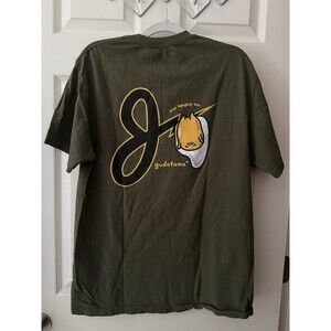 Japangeles x Gudetama Hanging Out Olive Green Shirt Size Large Worn Once Sanrio